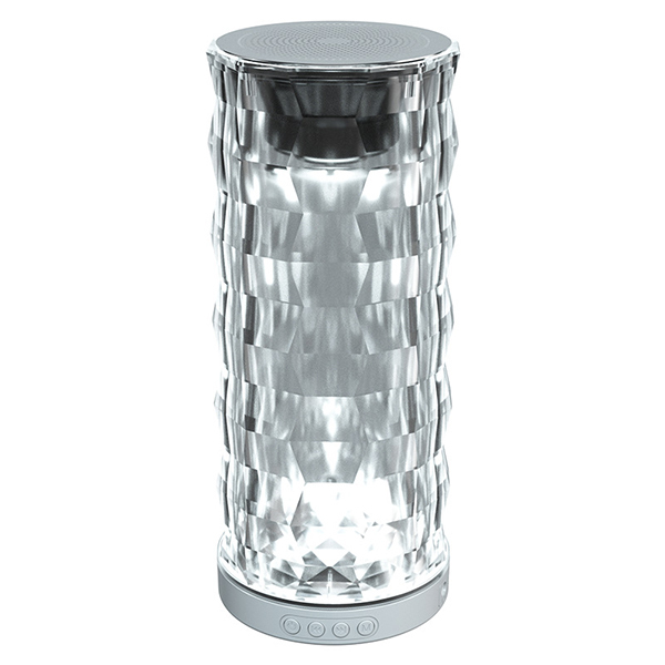 AKI Japan smart touch color changing crystal lamp wireless bluetooth speaker desktop audio subwoofer small speaker bedside atmosphere night light (A0047)
