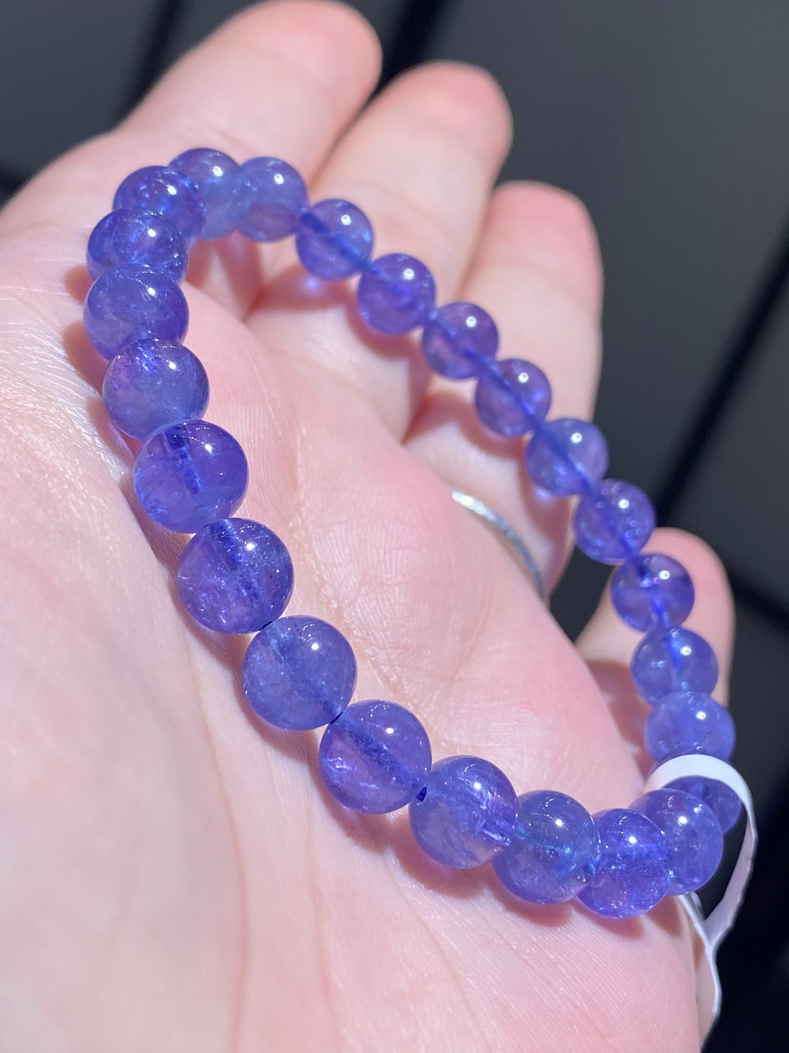 高質透體坦桑石手串