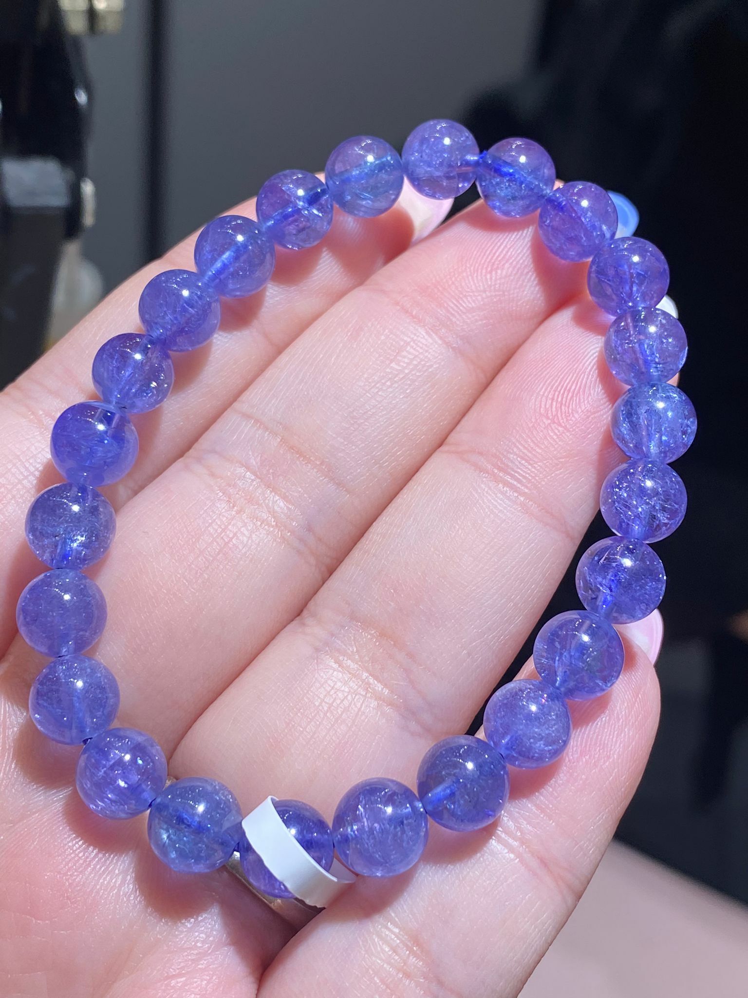 高質透體坦桑石手串