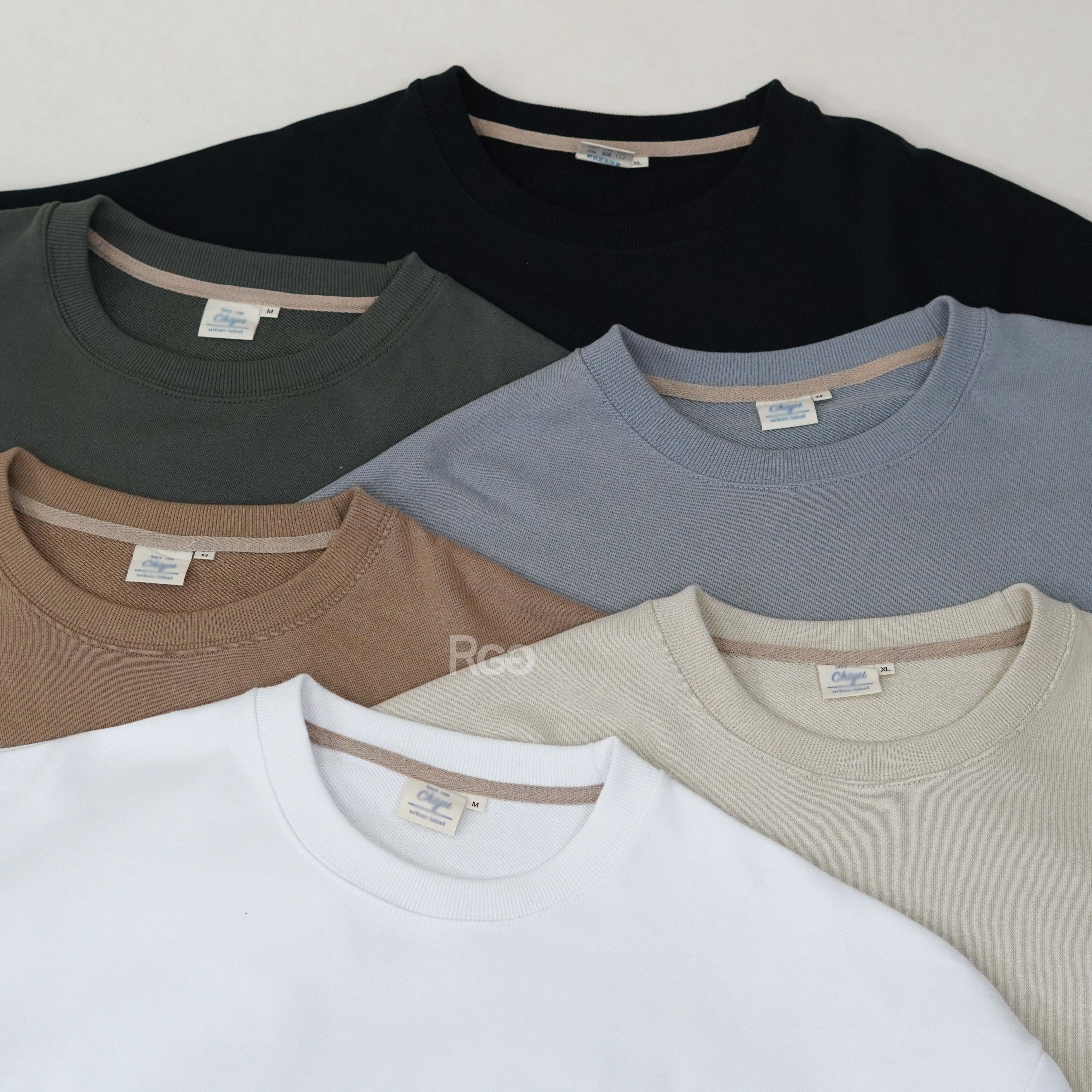 #22202 台灣製重磅 600g 落肩大學T