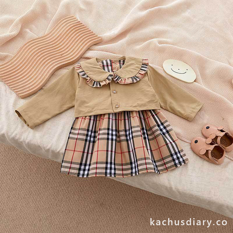 Baby Girls plaid set