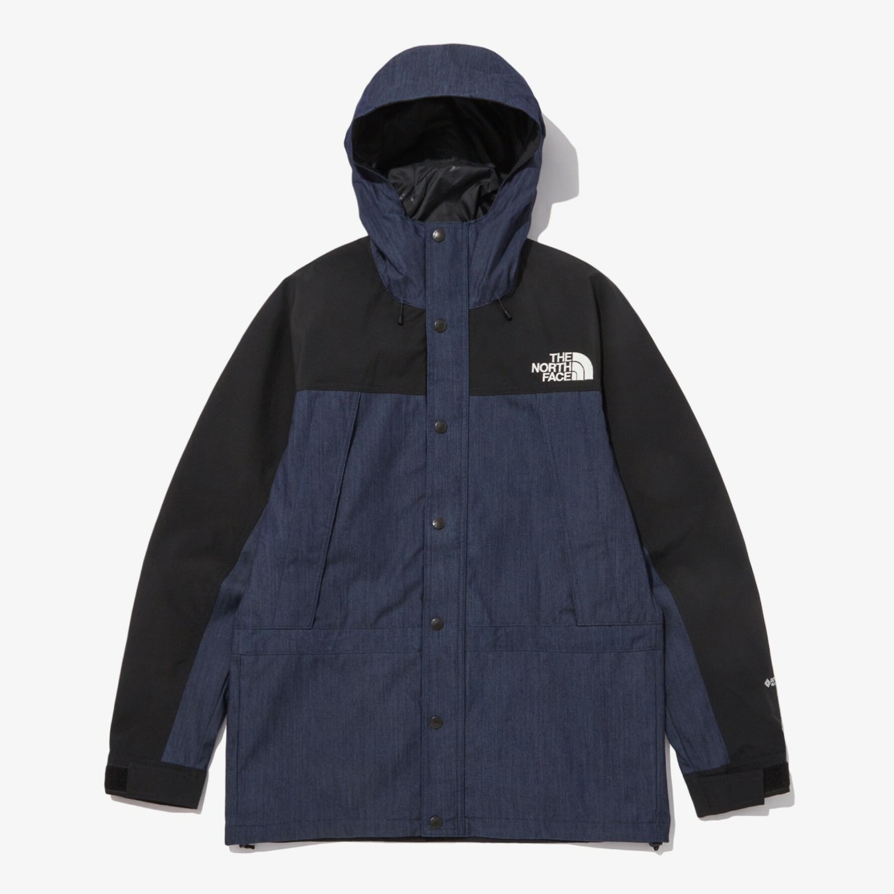 THE NORTH FACE MOUNTAIN GORE-TEX 防潑水 單寧 連帽外套 NJ2GN75A