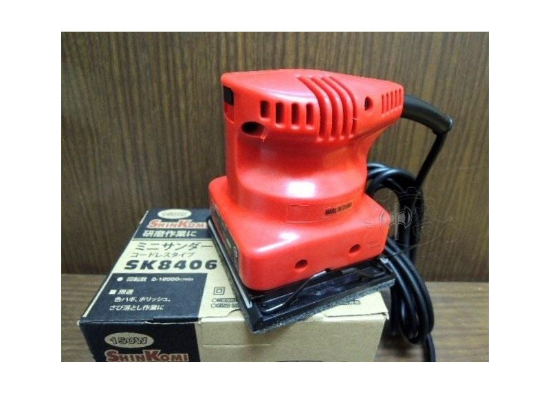 ＊中崙五金【缺貨中】型鋼力 SK8406 小型磨平機 砂紙機150W 散打拋光 研磨打蠟