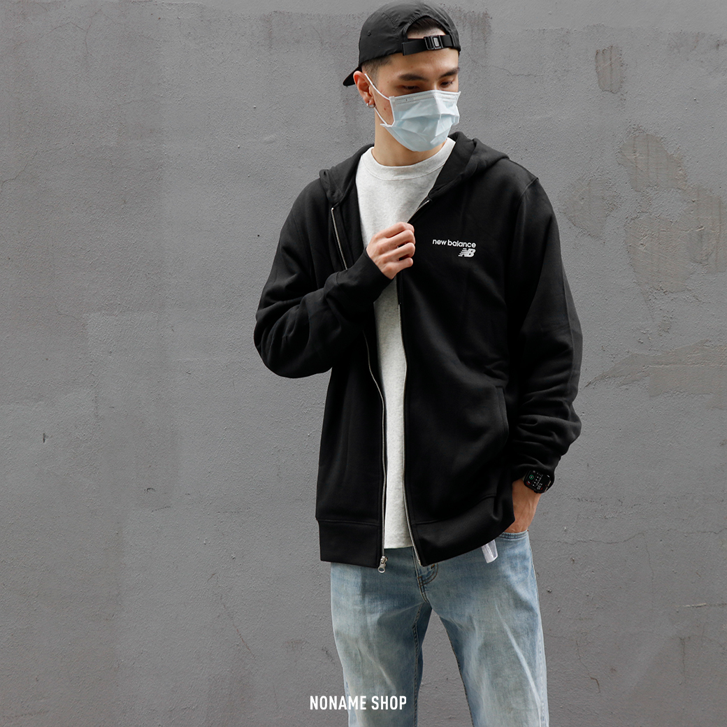 NEW BALANCE NB LOGO 韓風 棉質 連帽 外套 三色