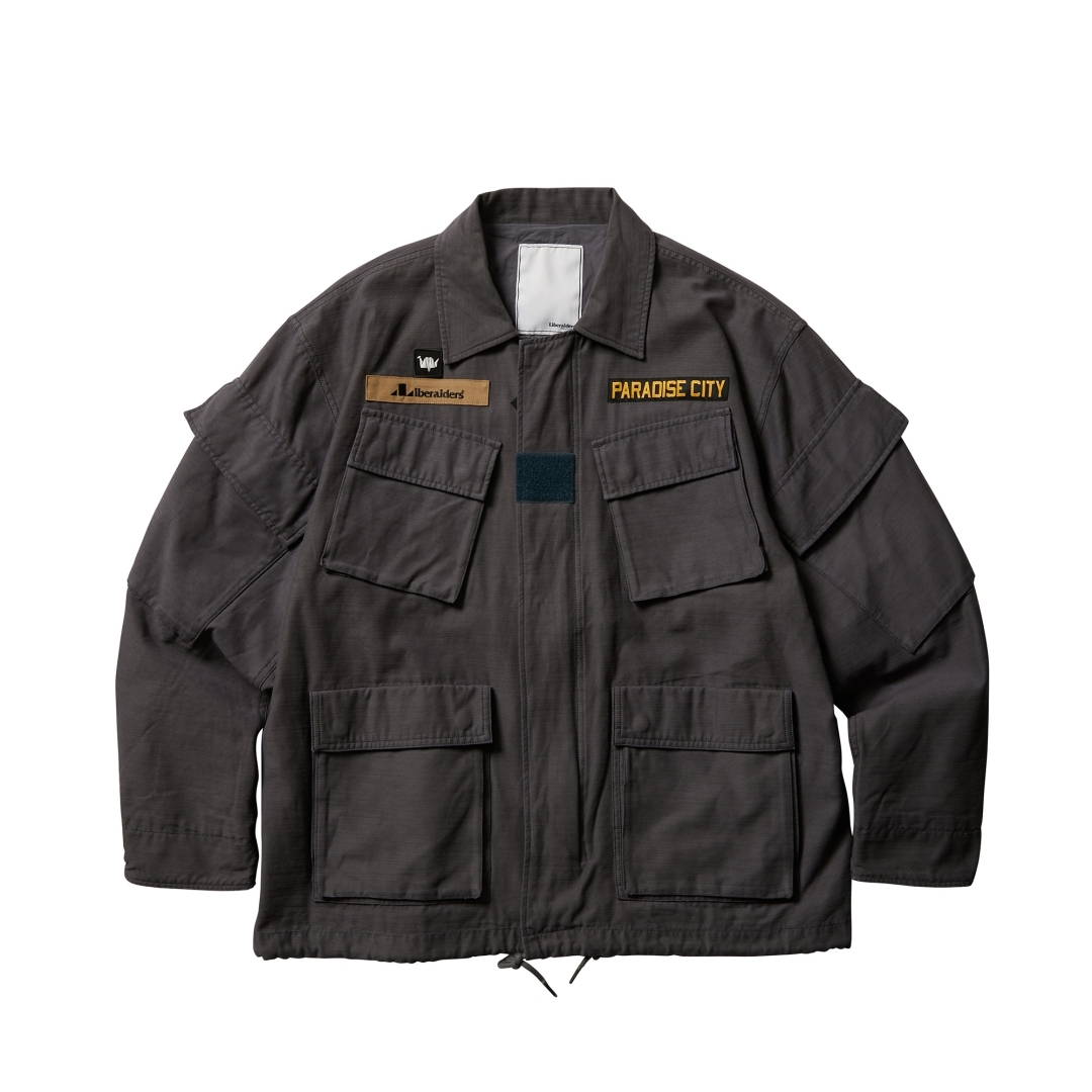 LIBERAIDERS 22A/W GARMENTDYED TACTICAL JACKET