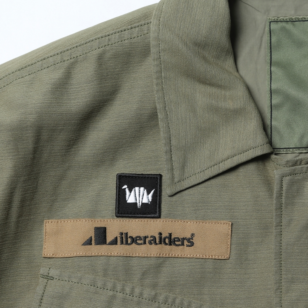 LIBERAIDERS 22A/W GARMENTDYED TACTICAL JACKET