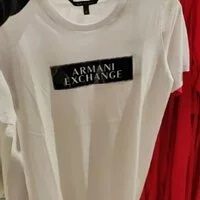 [S] ARMANI EXCHANGE T-SHIRT DRESS WITH PLUNGIN BACK,WHITE, 7VYA80YJG3Z-8173 (SAX50)