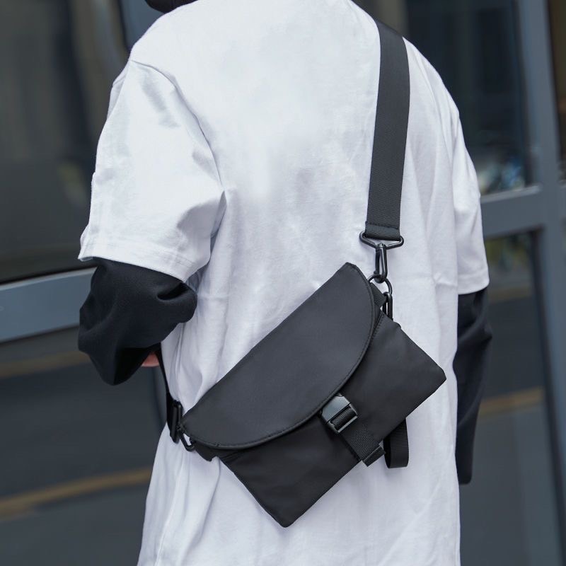 【BGMD004】純素面簡約韓版時尚手拿斜背扁包