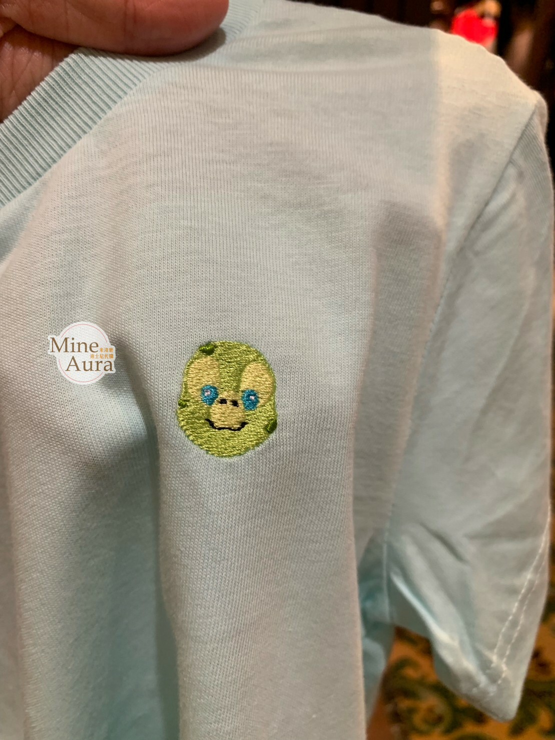 奧樂米拉 海龜 OluMel 刺繡大頭 短T 上衣 兒童/成人 親子裝 -香港迪士尼樂園
