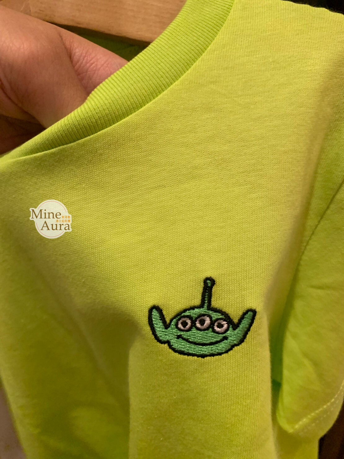 三眼怪 Alien 刺繡大頭 綠色 短T 上衣 兒童/成人 親子裝 玩具總動員 Toy Story -香港迪士尼樂園
