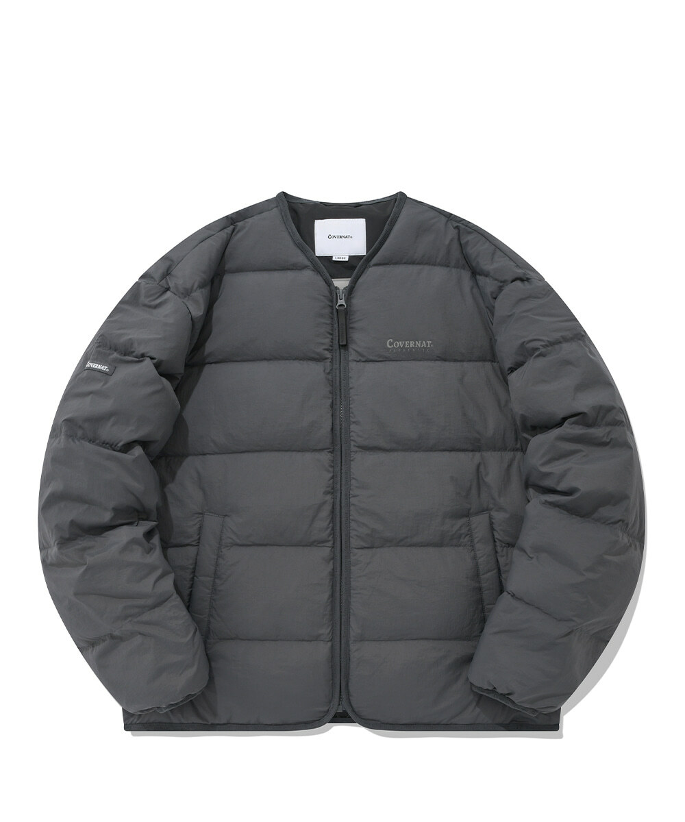 COVERNAT RDS Coverlight 無領羽絨外套 深灰色