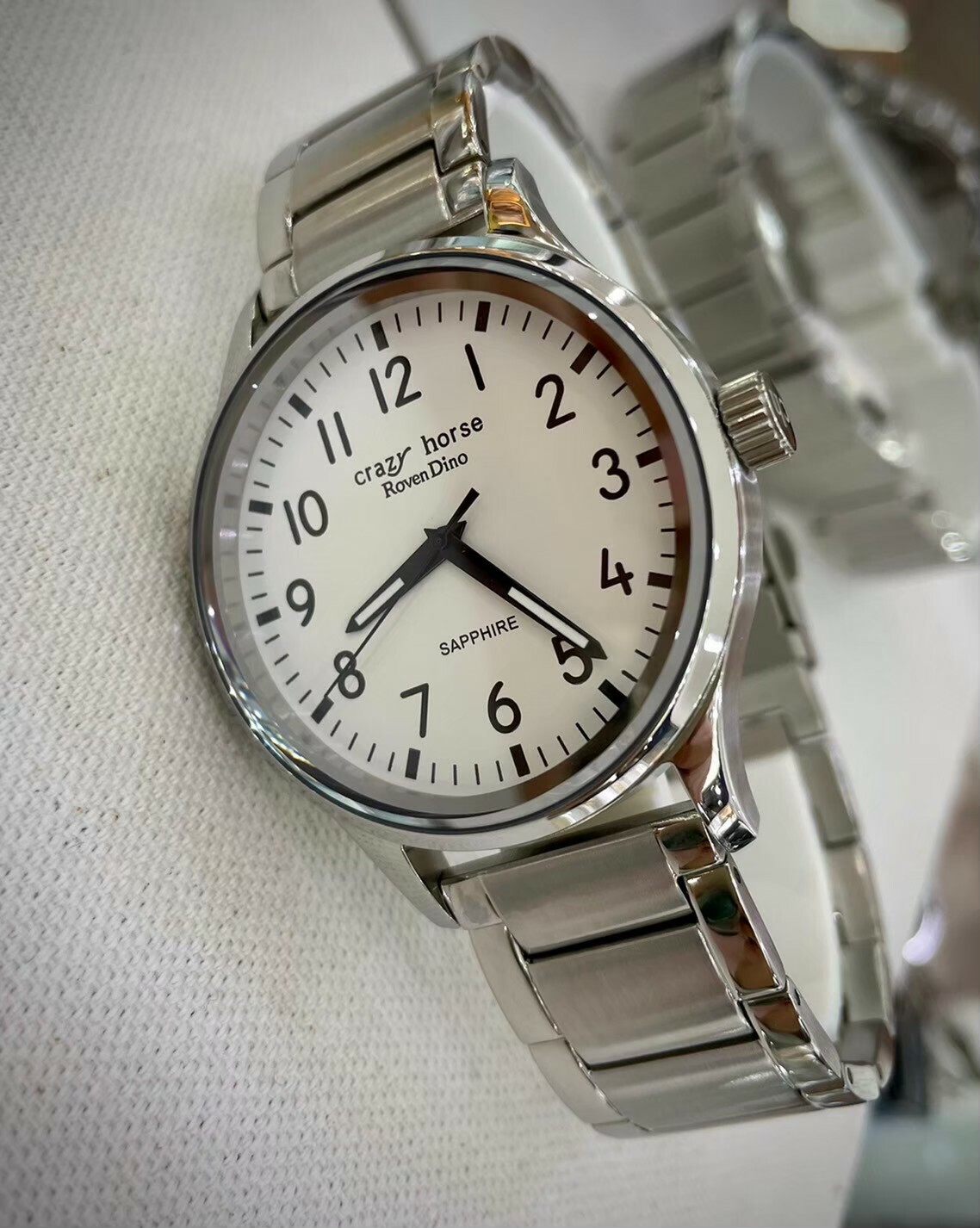 【Roven Dino羅梵迪諾】簡約數字男錶 RD1313A 40mm  現代鐘錶