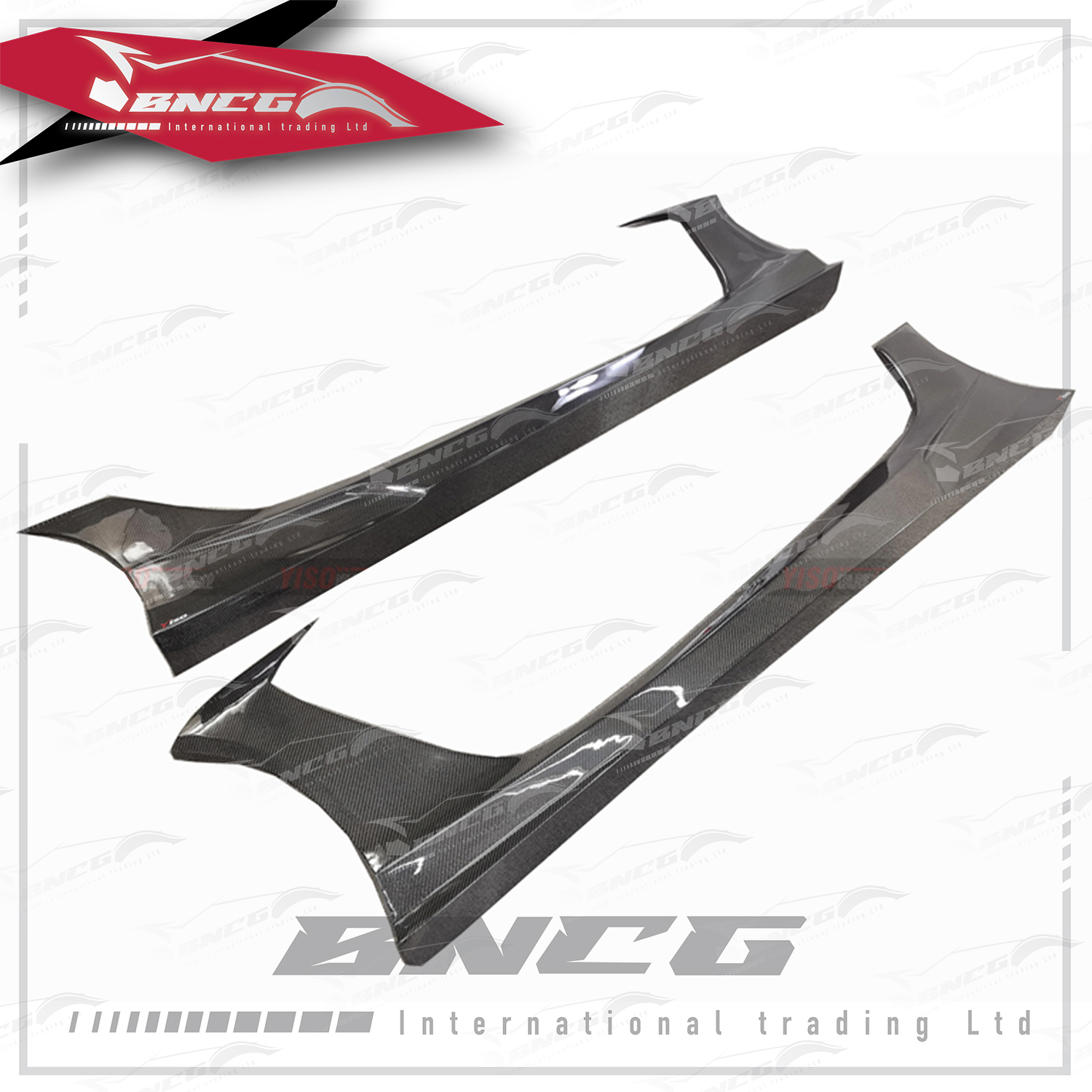 豐田 Toyota GR Supra A90 牛魔王 2019+年 乾碳纖維 外觀件 空力套件 蝠王款 側裙 側定風翼