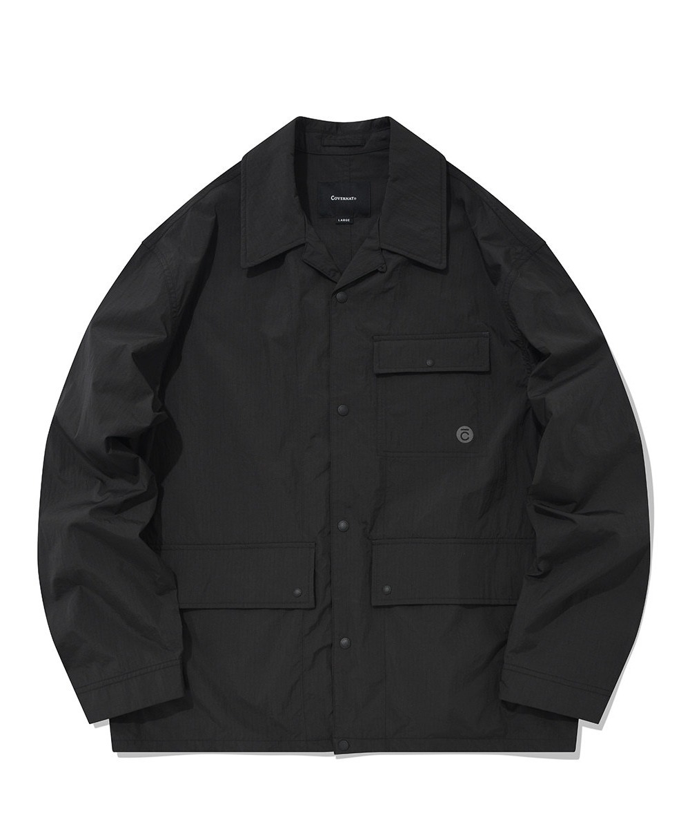 COVERNAT Ripstop 尼龍夾克 黑色