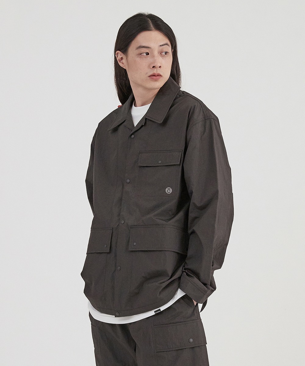 COVERNAT Ripstop 尼龍夾克 黑色