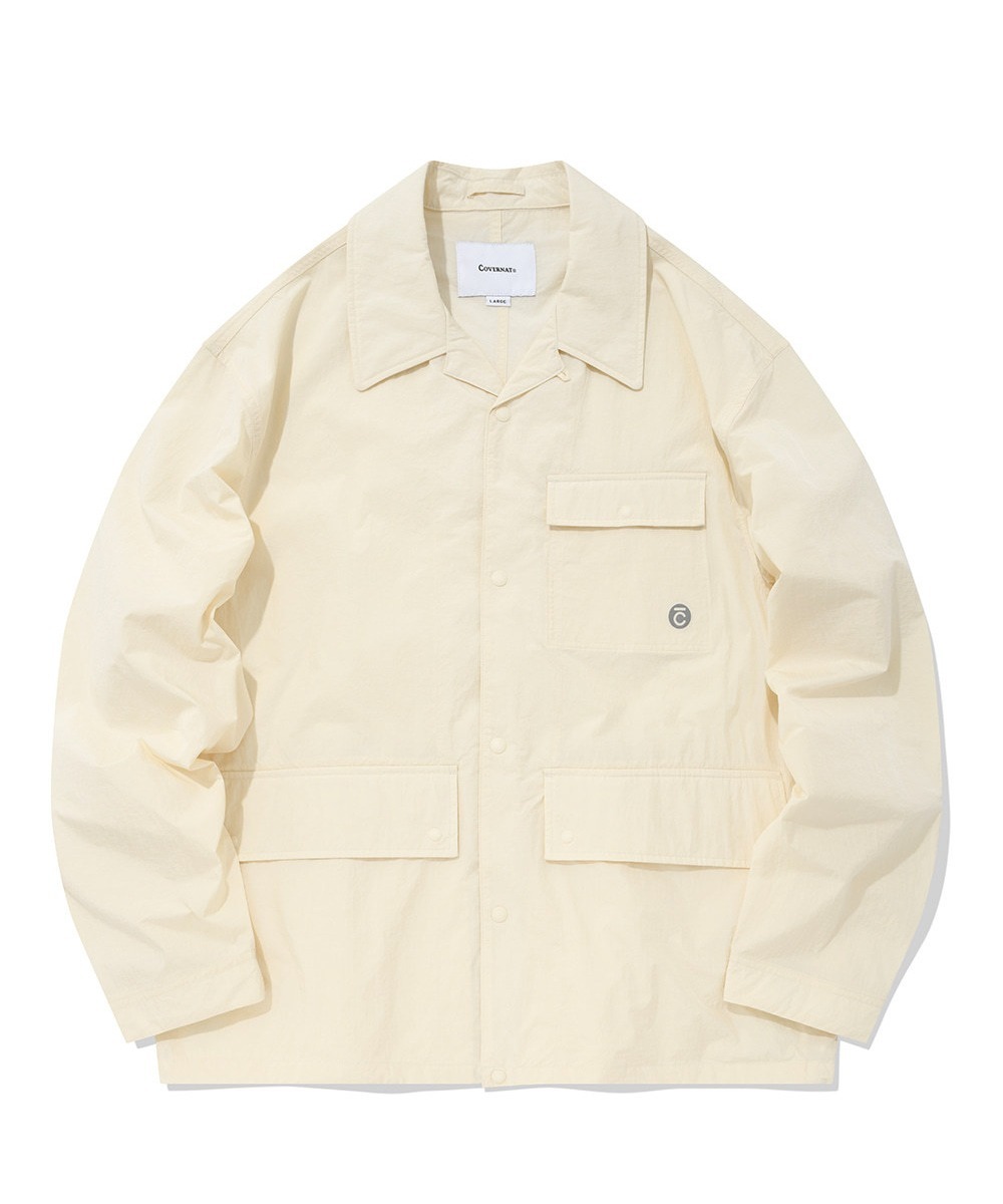 COVERNAT Ripstop 尼龍夾克 象牙色