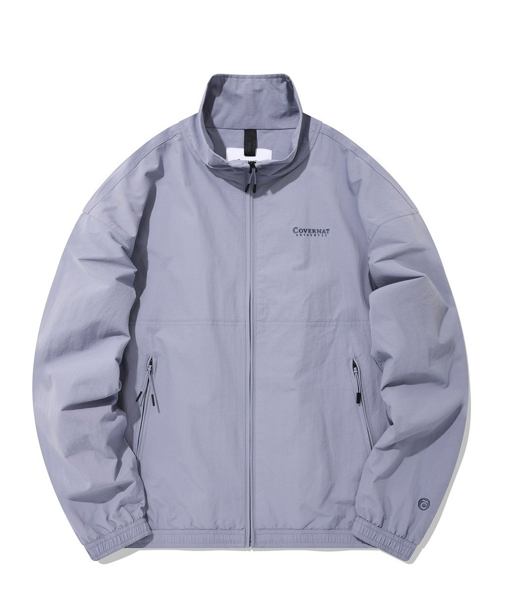 COVERNAT Logo 運動夾克 外套 薰衣草色