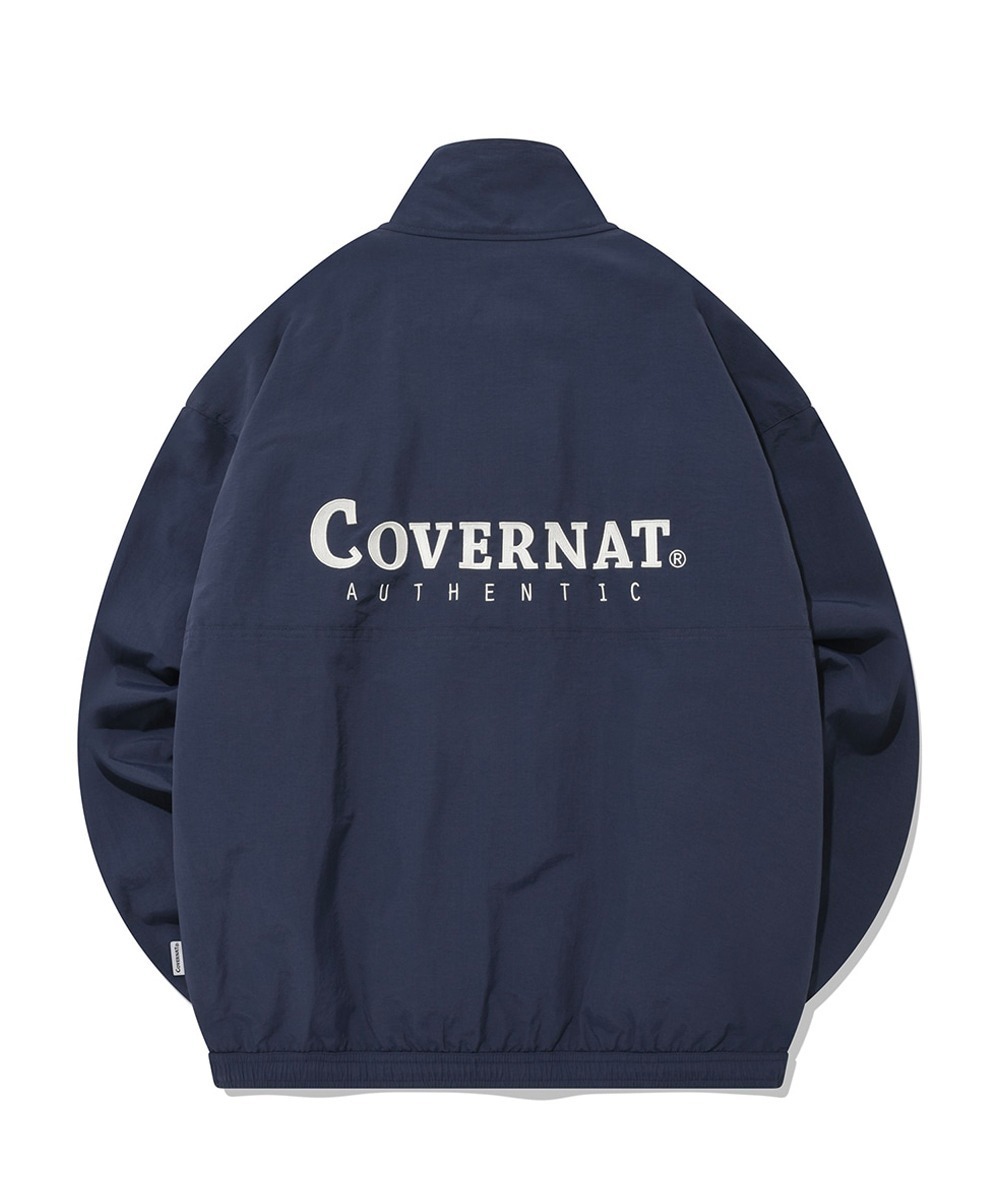 COVERNAT Logo 運動夾克 外套 海軍藍