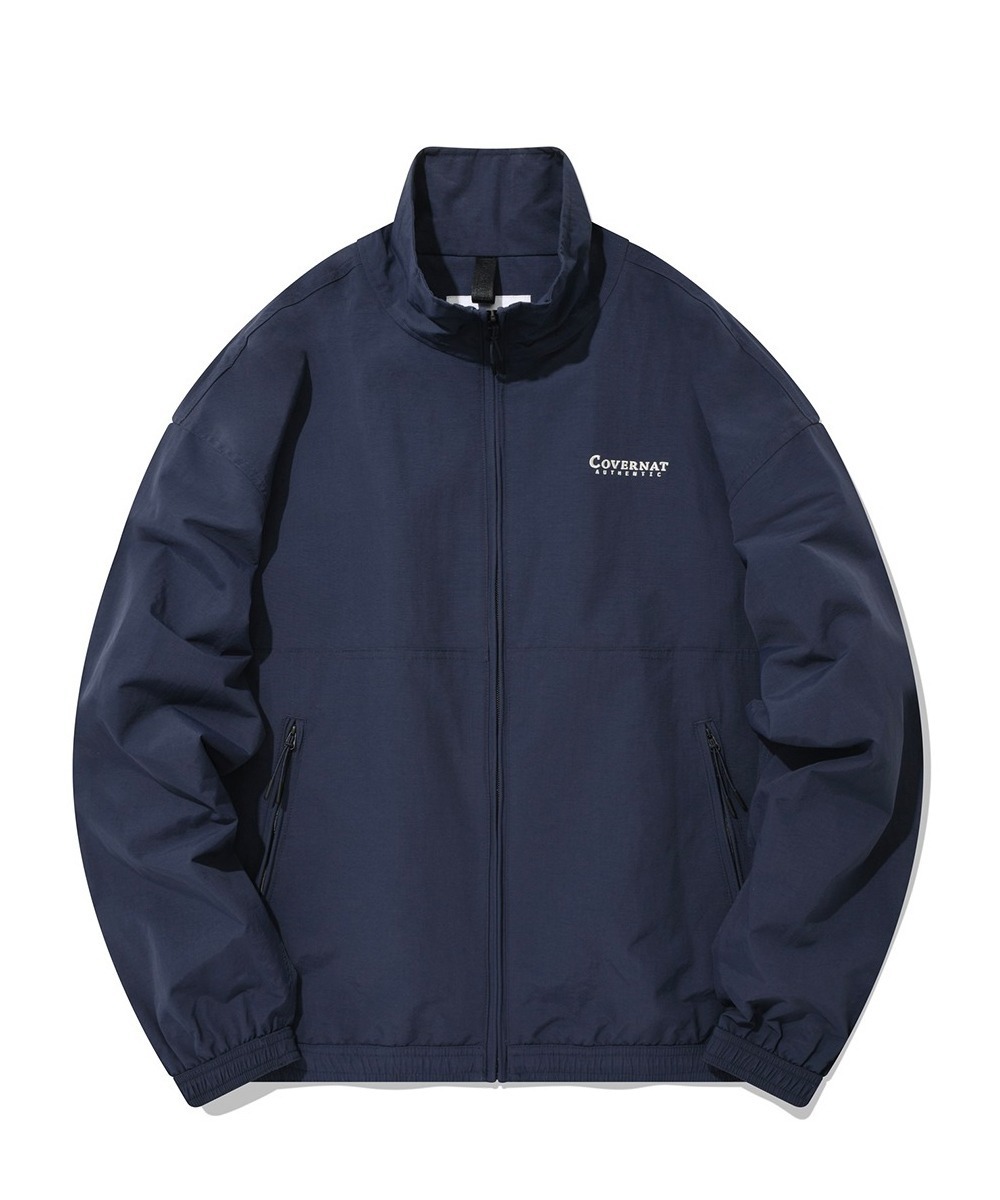 COVERNAT Logo 運動夾克 外套 海軍藍