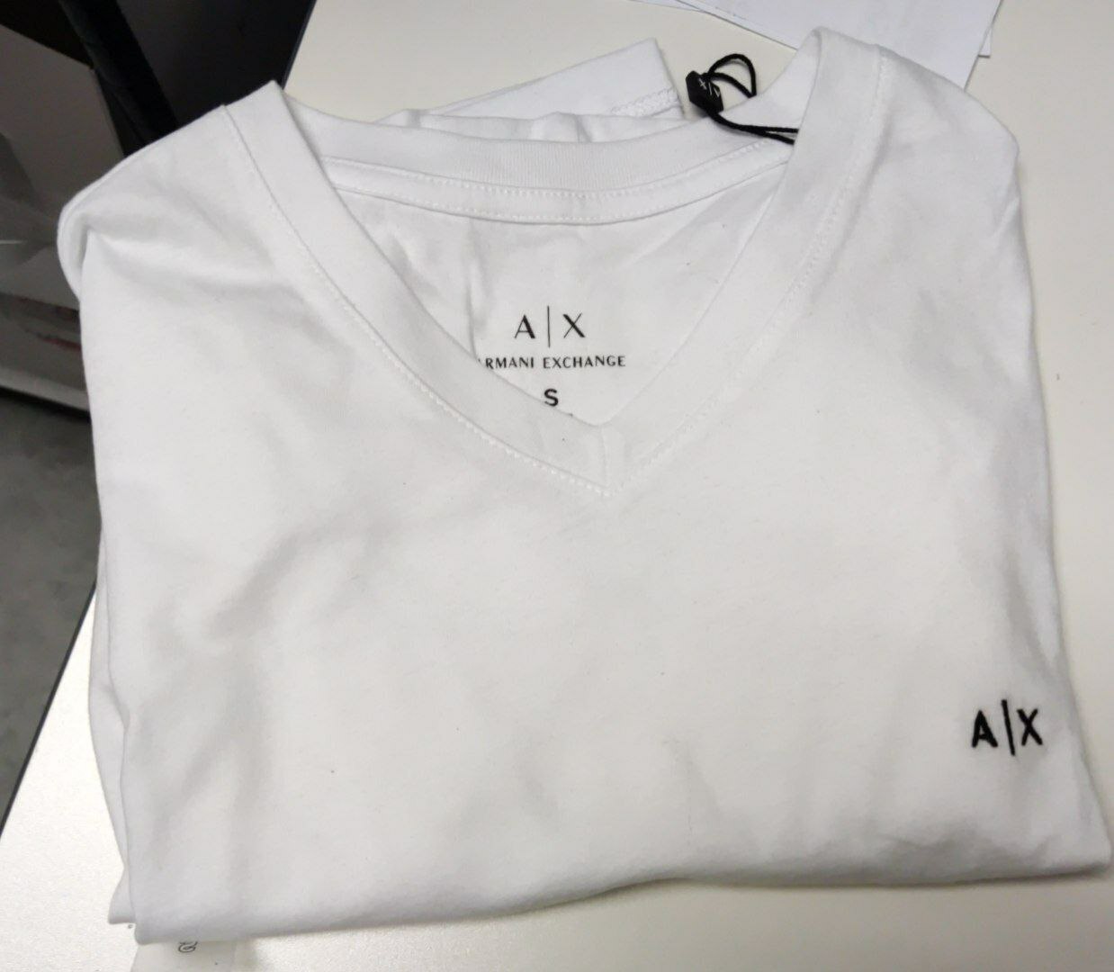 [S] ARMANI EXCHANGE TSHIRT, WHITE, 7VZT55ZJ2MZ-1100 (SAX61)
