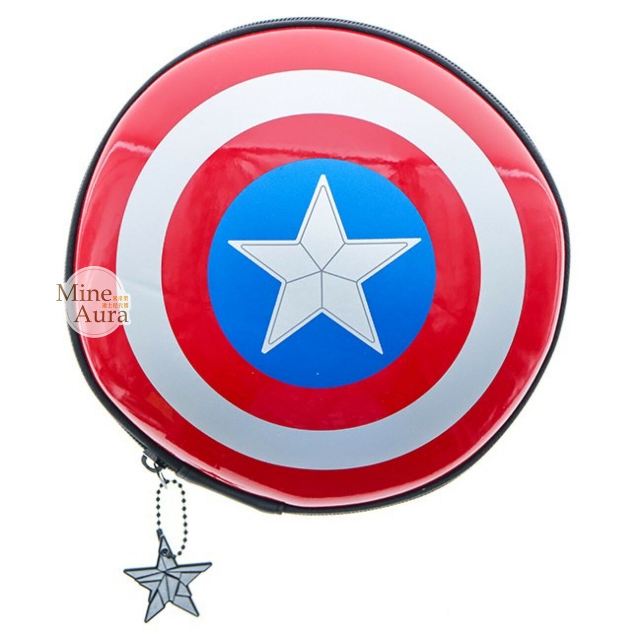 美國隊長 Captain America 盾牌造型 文具包 文具組 漫威 Marvel -香港迪士尼樂園