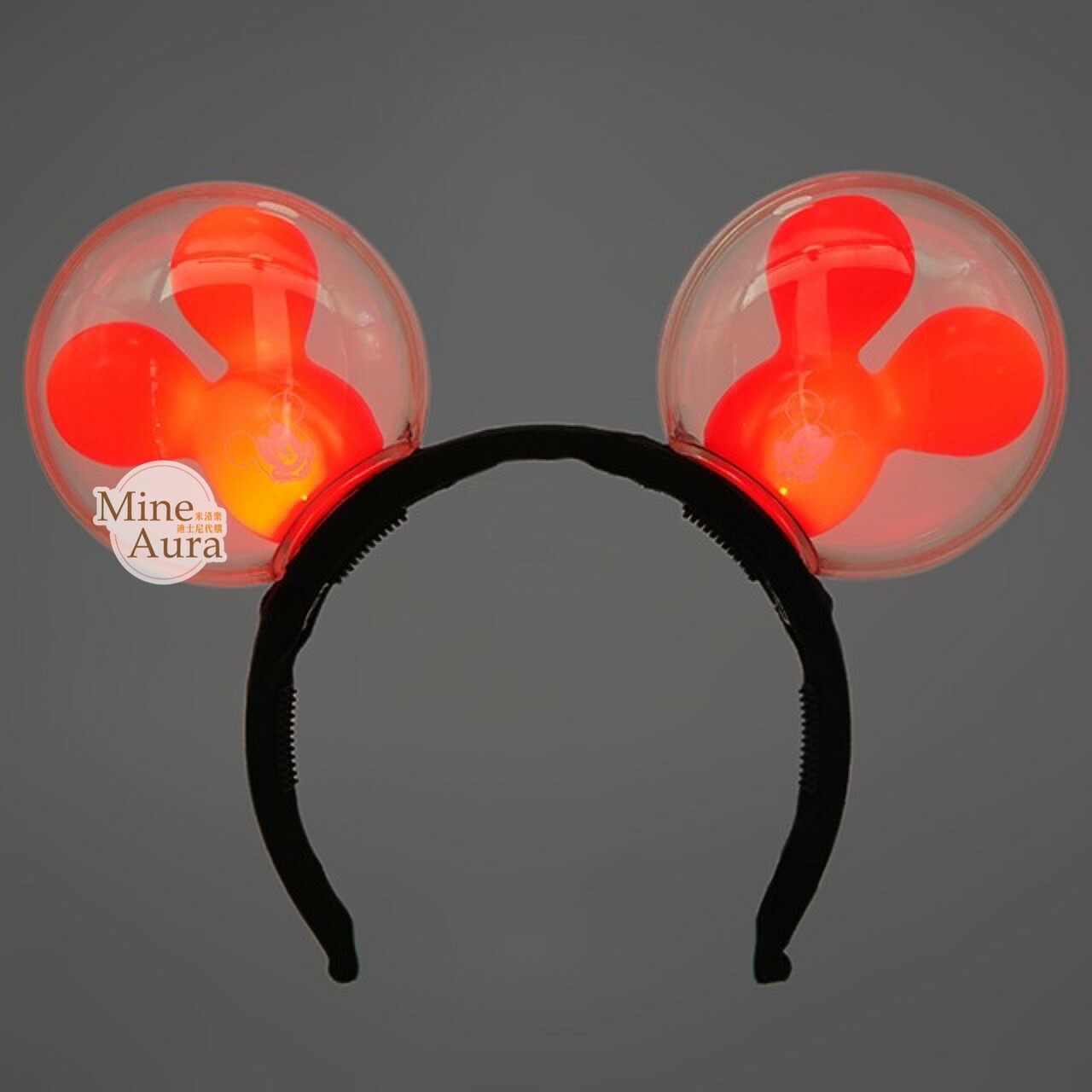 米奇 Mickey 紅色 發光氣球 造型 髮圈 髮箍 -香港迪士尼樂園
