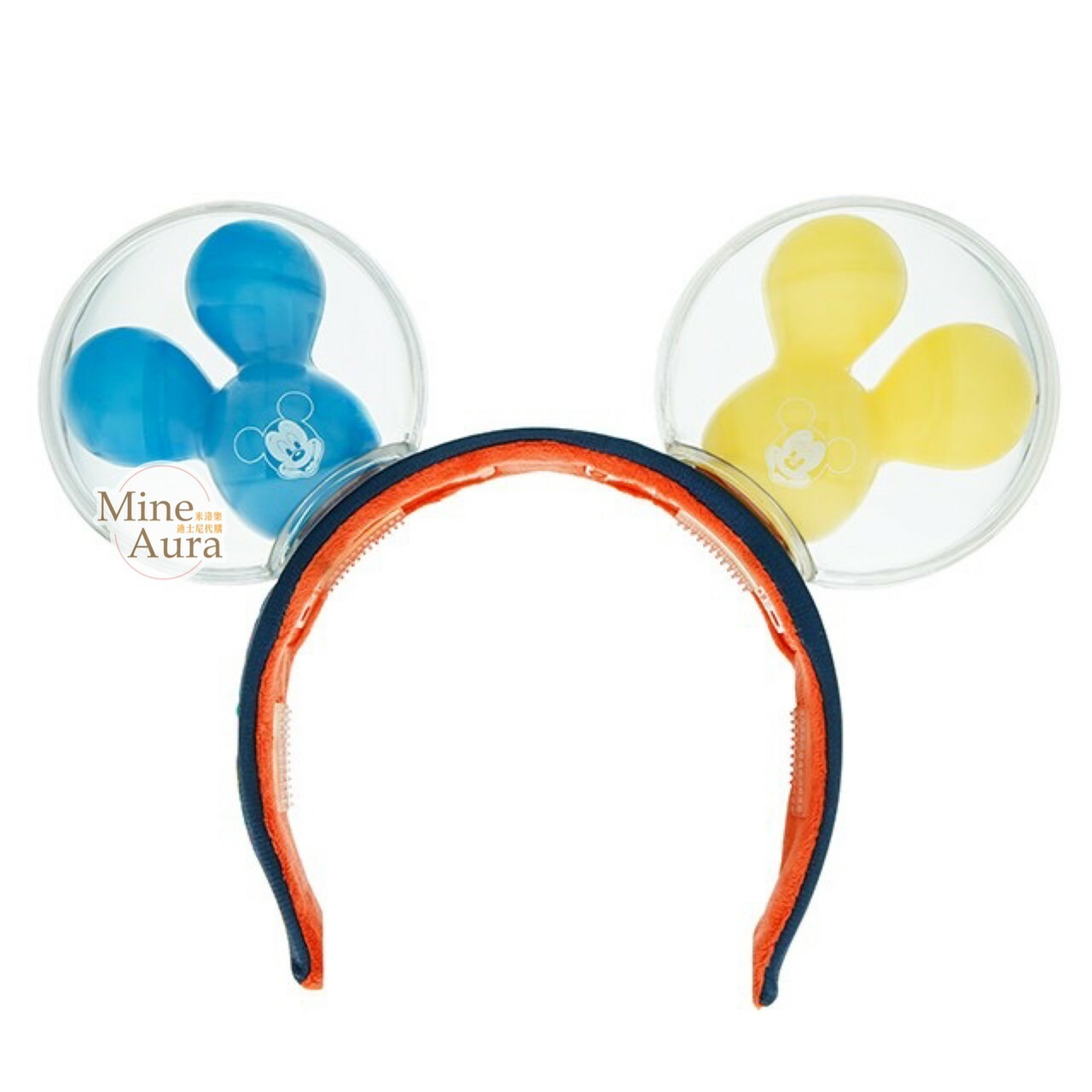 米奇 Mickey 藍+黃 發光氣球 造型 髮圈 髮箍 -香港迪士尼樂園