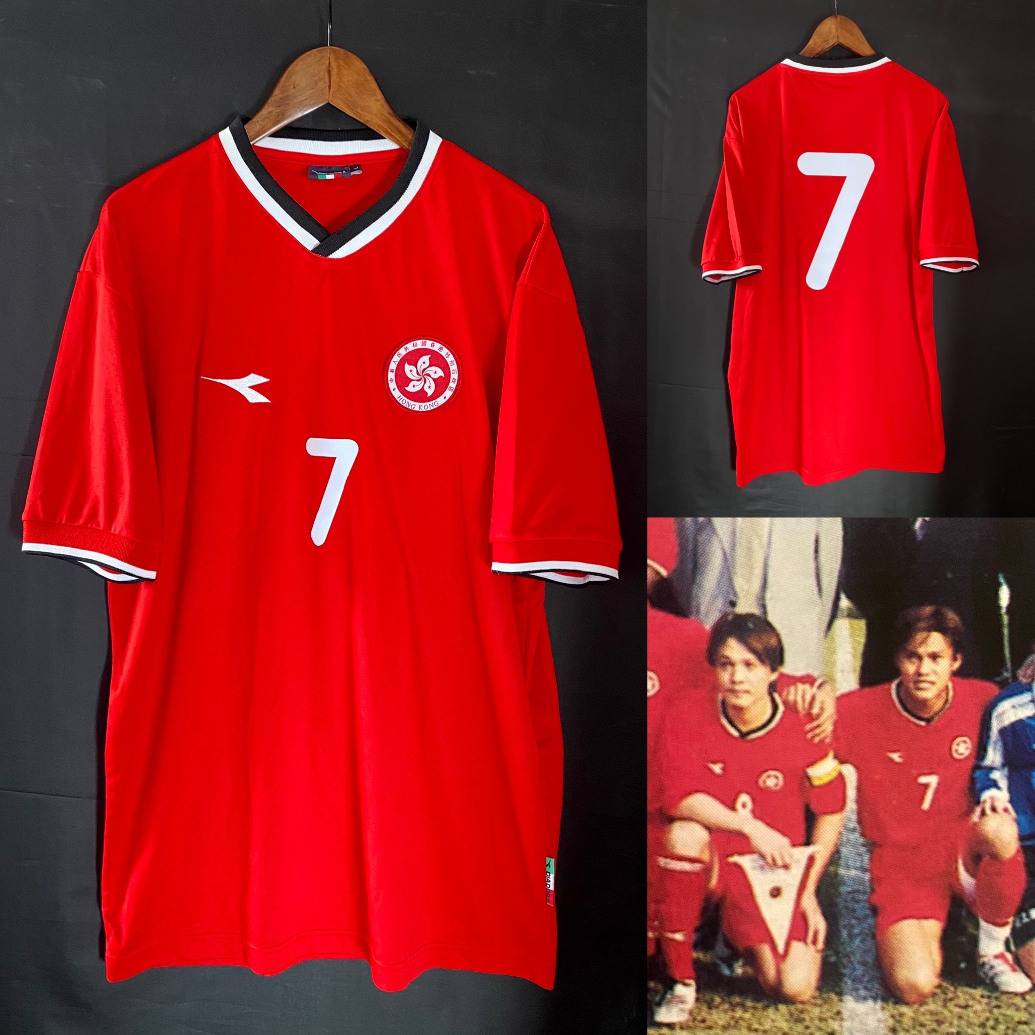 Hong Kong Football Team 2003 Diadora Home Shirt #7