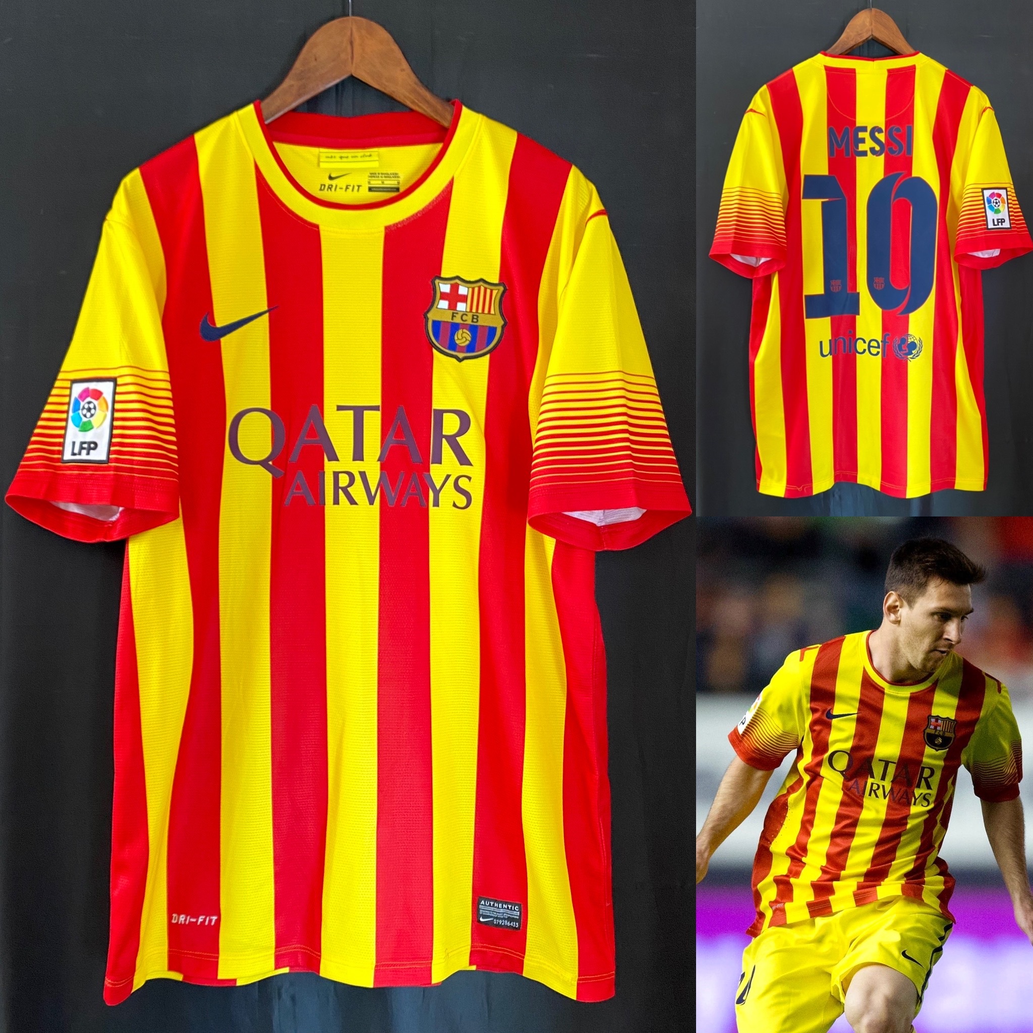 巴塞隆拿 2013-2015 Nike 作客球衣 #10 MESSI