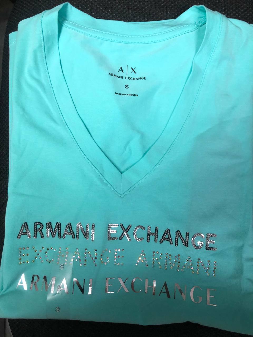 [S] ARMANI EXCHANGE TSHIRT, MINT, 7VYT95YJC7Z-1860 (SAX77)