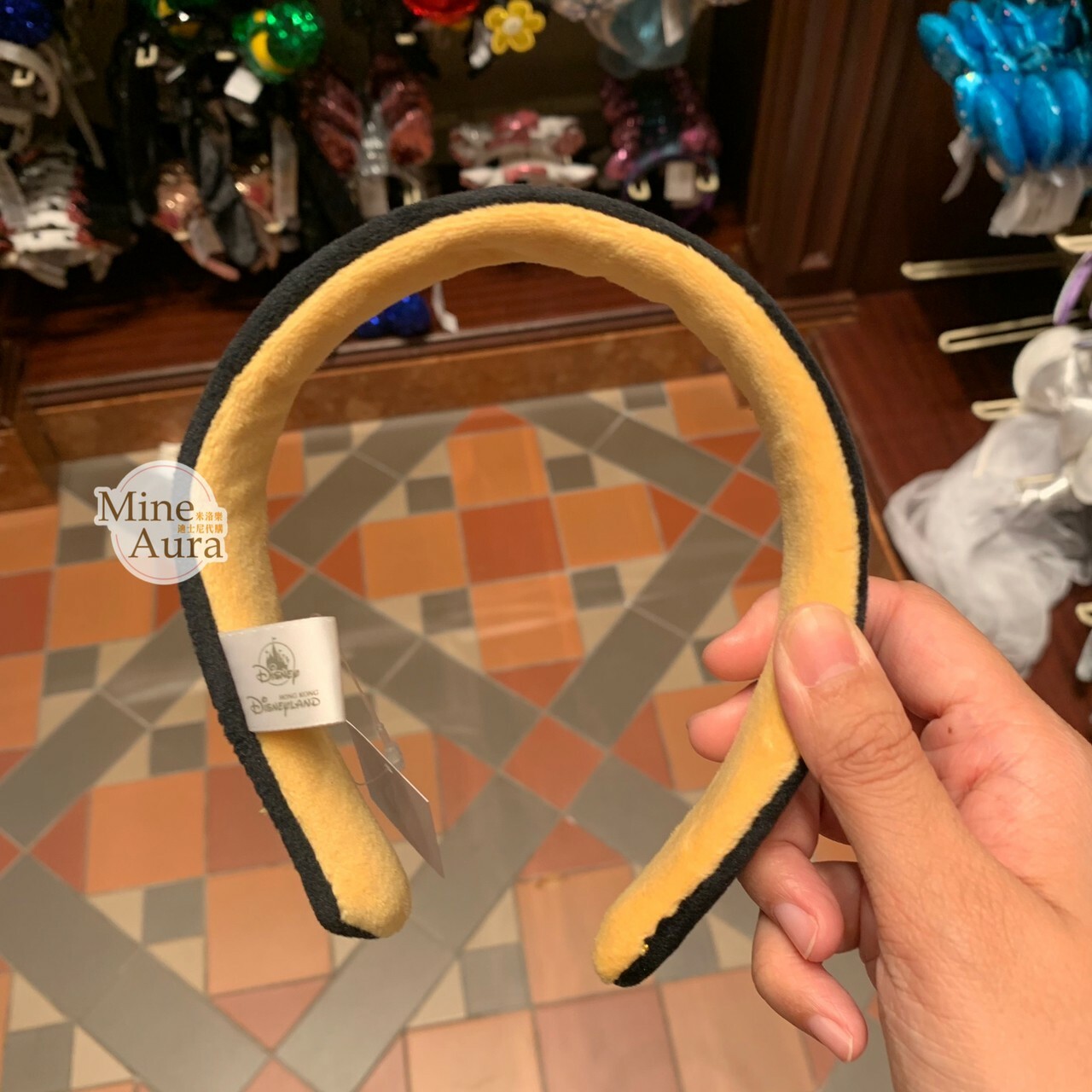 個人客製 黃色 髮圈  -香港迪士尼樂園