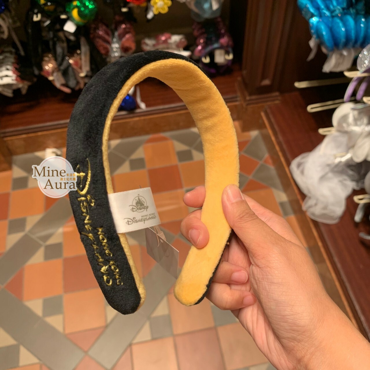 個人客製 黃色 髮圈  -香港迪士尼樂園