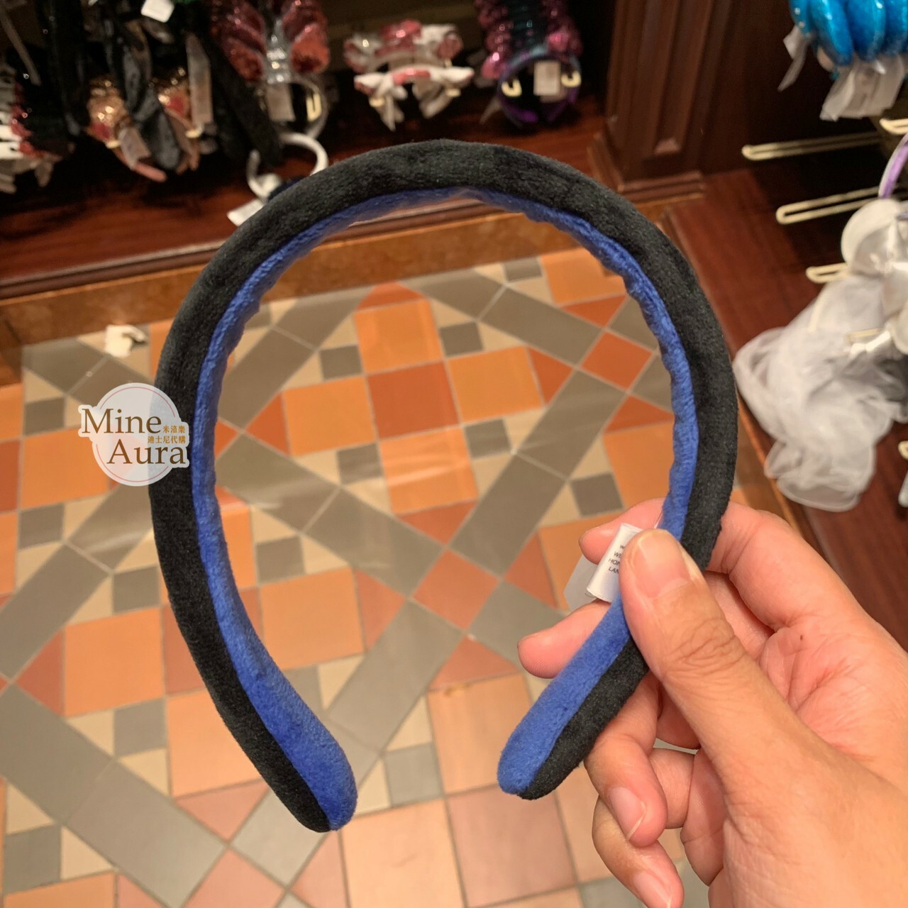 個人客製 藍色 髮圈  -香港迪士尼樂園