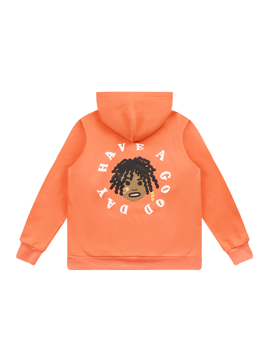 Harsh and Cruel 22FW 髒辮小黑人抓絨帽T HW213020089-1