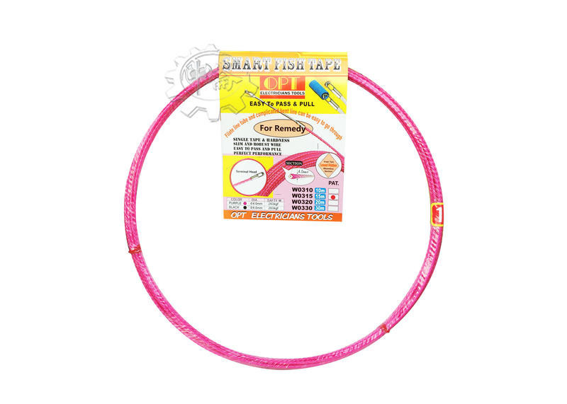 ＊中崙五金【缺貨中】日本富煌牌 (補線專用引線器) 螢光紅拉線器 ( 15M下標區 ) 導線器 入線器 穿線器