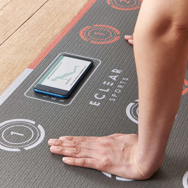 ELECOM - 【HCF-PT100GY】ECLEAR SPORTS Plank Training Mat (100 cm)