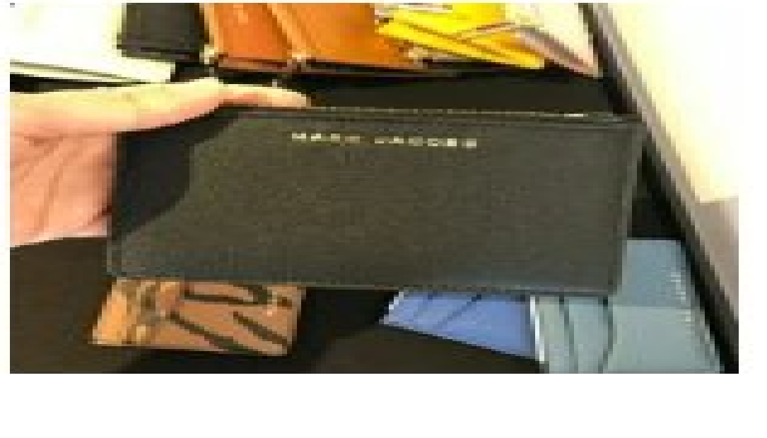 [S] MARC JACOBS M0016996 FLAT COMPACT WALLET,BLACK, M0016996-BLACK (SMJ52)