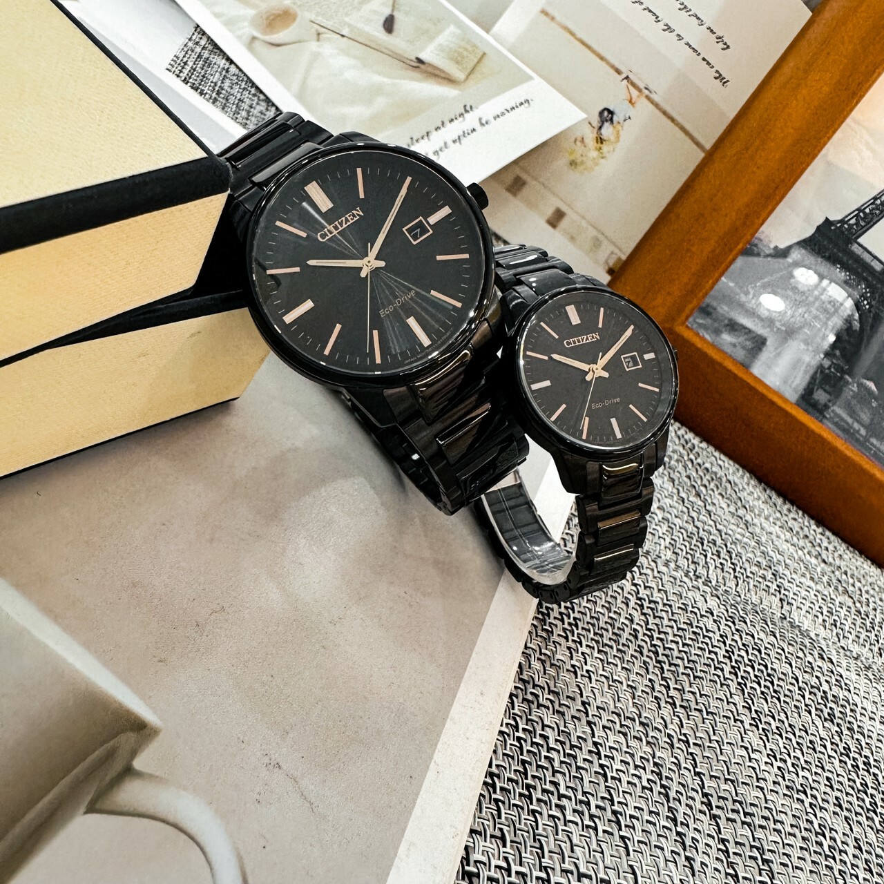 【CITIZEN】PAIR BM7527-89E (39.2mm) / EW2597-86E (29.2mm)  Modern Watch