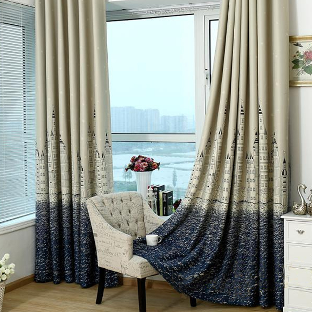 地中海 • 米 • 遮光窗簾