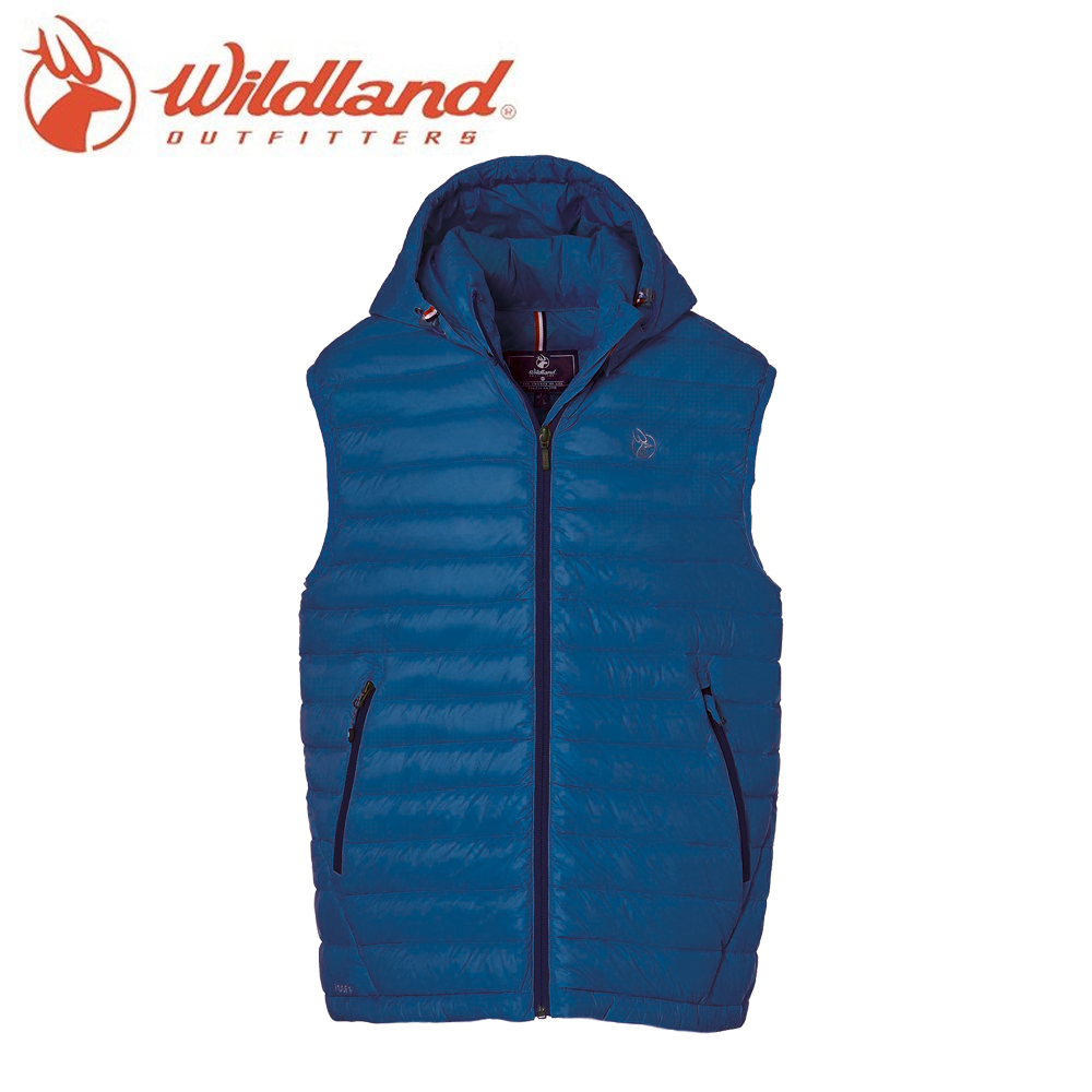 Wildland 荒野 0B02172 700FP可拆帽鴨絨背心 男款 (3色) 可拆帽/防風透氣/溫暖柔軟/易壓縮收納 00WB02172