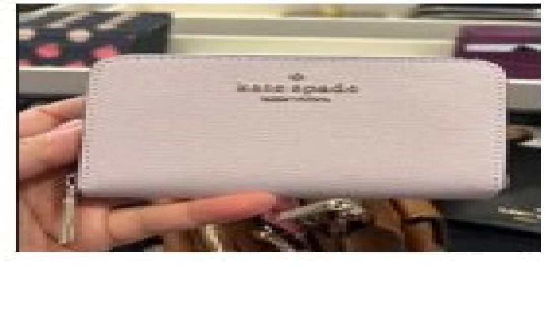 [S] KATE SPADE WLR00548 REFINED GRAIN SMALL ZIP CARD CASE WALLET,LILAC MOON, 196021121272 (SKS324)