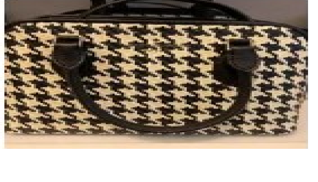[S] KATE SPADE K8133 WOVEN HOUNDSTOOTH SMALL SATCHEL,BLACK MULTI, 196021120459 (SKS326)