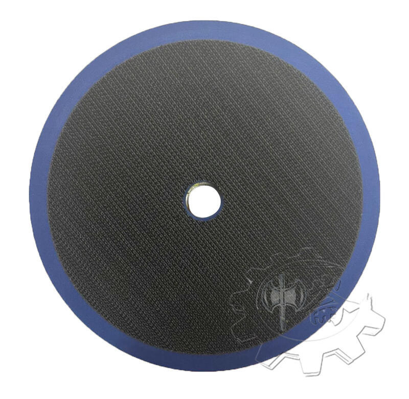 ＊中崙五金【缺貨中】APLO 台灣製 5.5吋 (藍邊) 黏扣底盤 側邊海綿保護 打蠟底盤 打蠟機底盤 黏扣式設計