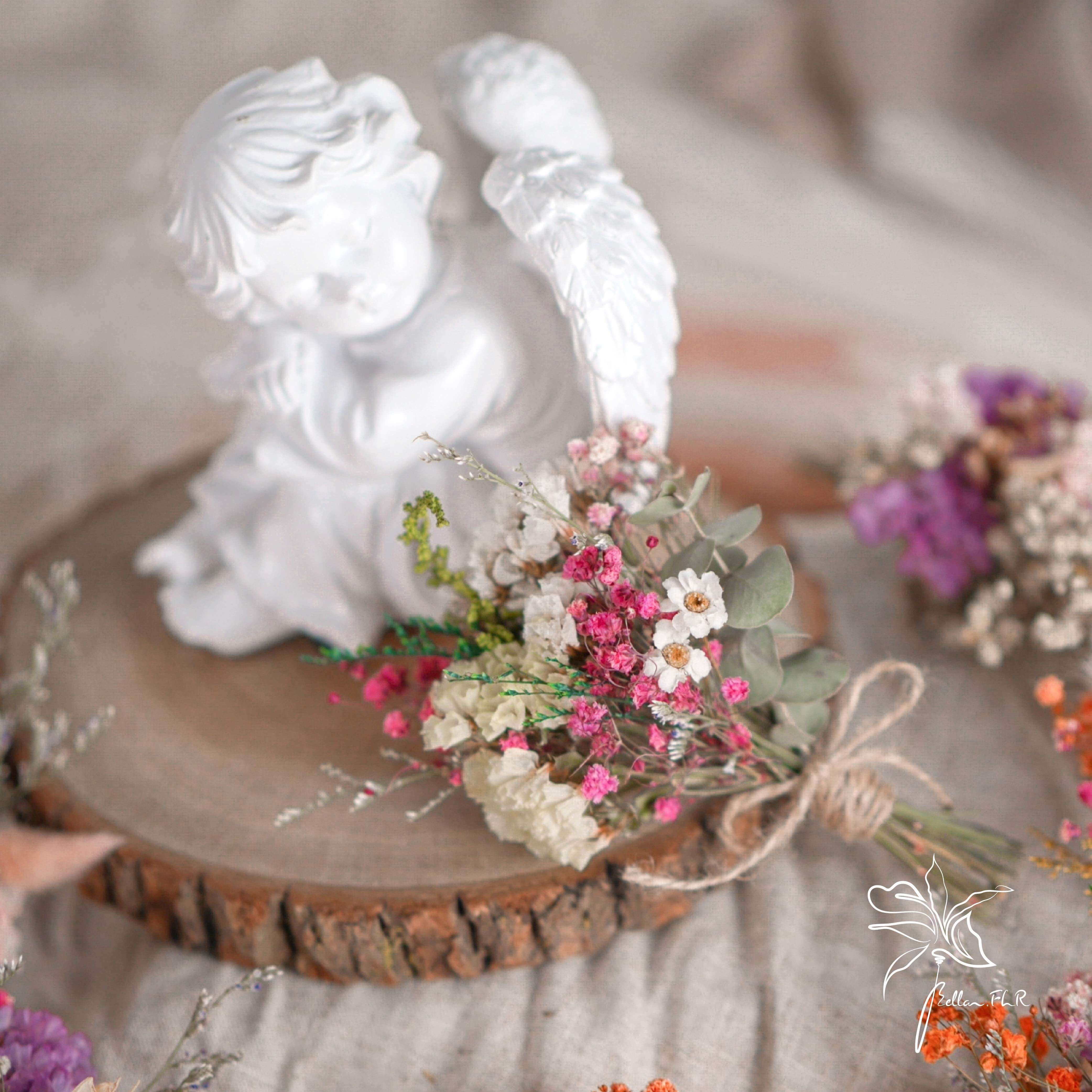 【愛的點點滴滴】乾燥迷你花束 - 不挑色