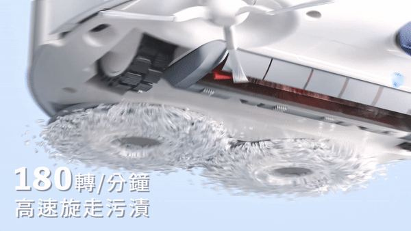 追覓dreame L10s Ultra 7合1全能掃拖旗艦機仿人手按壓每分鐘180轉高速旋轉獨家三層式複合拖布
