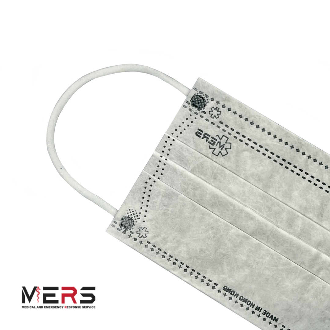 MERS Pro Mask(160mm M-cutting)醫護口罩 - 墨灰