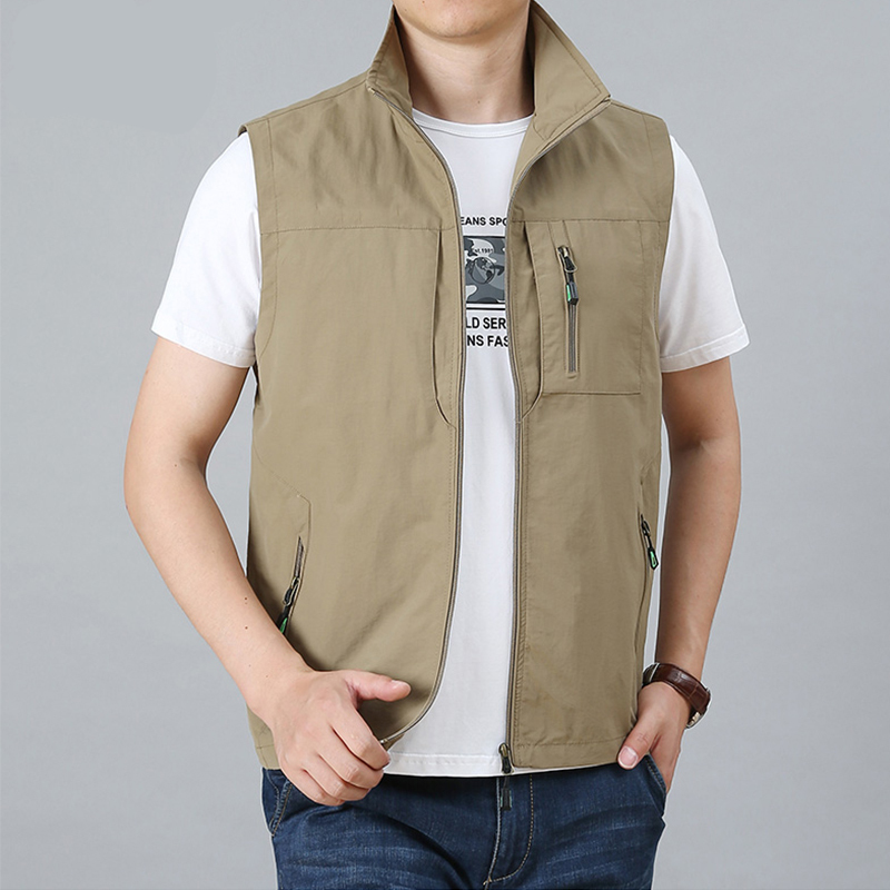 戶外休閒多口袋背心 三色 男女適用 登山/釣魚/攝影/工裝 10CTB1908