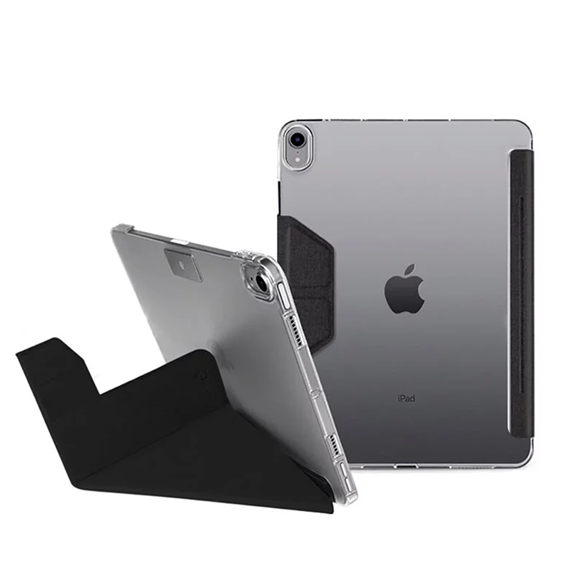 【JTLEGEND】iPad mini 2021 Amos 8.3吋 相機快取多角度折疊布紋皮套