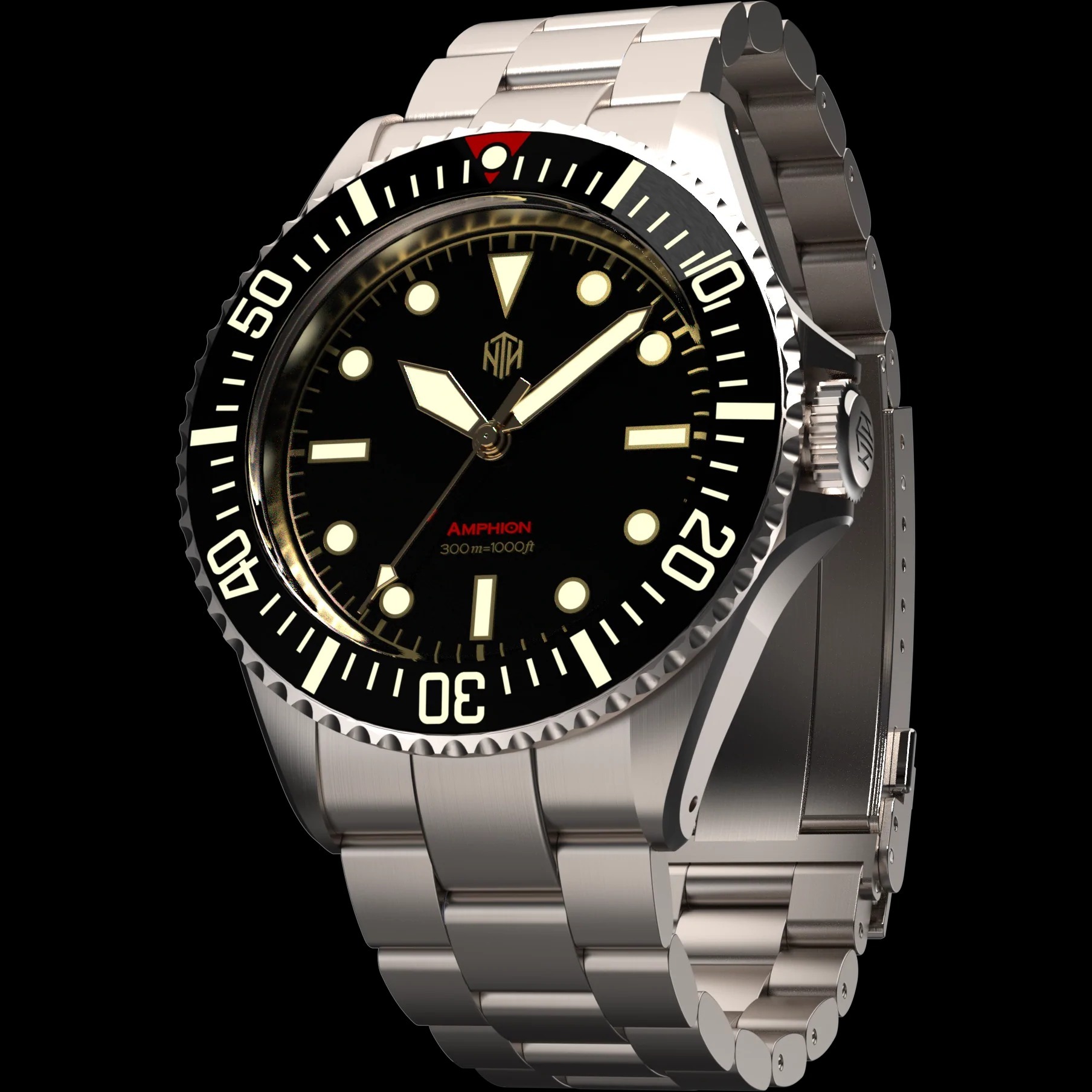 Nth Watches Nth Amphion Dark Gilt Sub Amphion Vintage Glit| NTH