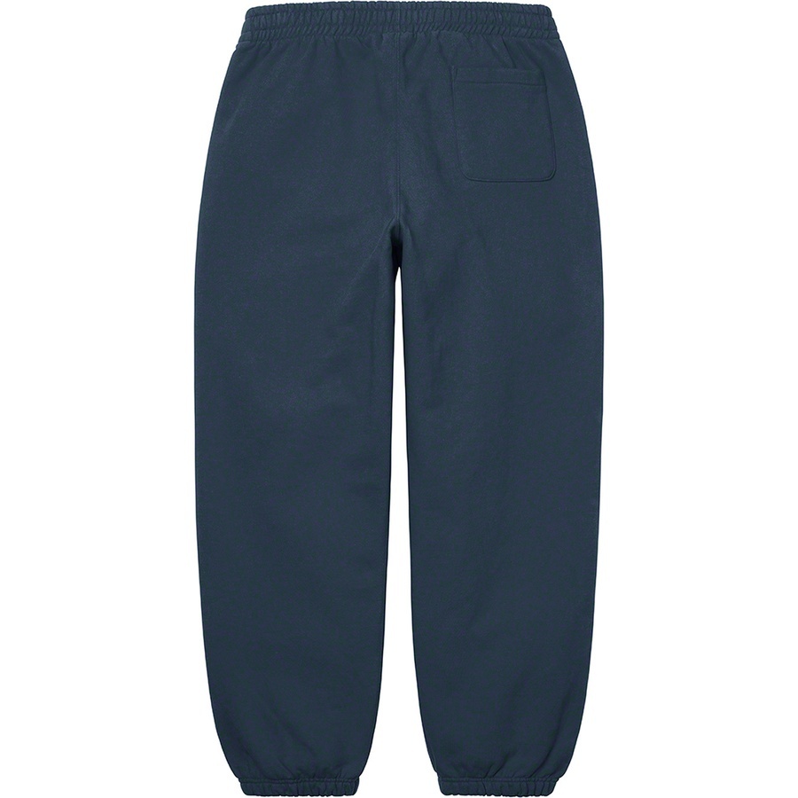 Supreme FW22 Satin Appliqué Sweatpant Navy